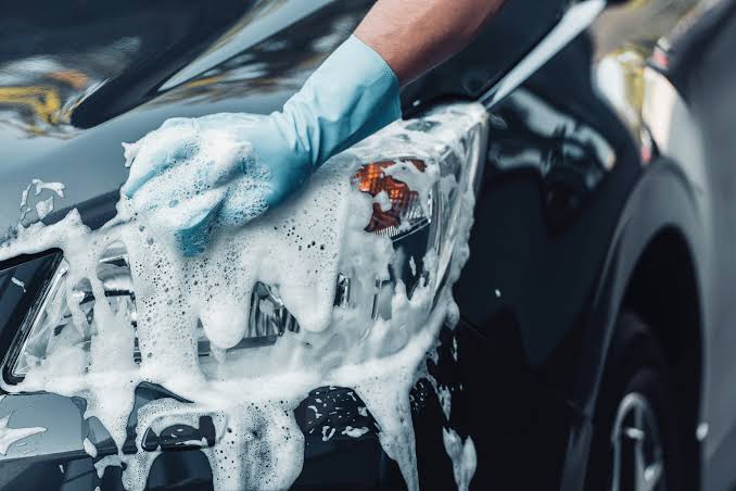 Lavage mousse phare - Extérieur Économique